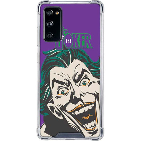 DC Comics The Joker The Classic Art Galaxy S20 FE Clear Case